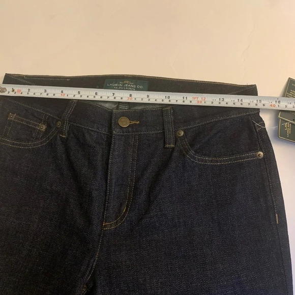 Lauren, Ralph Lauren.
High-Rise Boot Jean dark denim size 6 Western galgurl - Picture 13 of 16